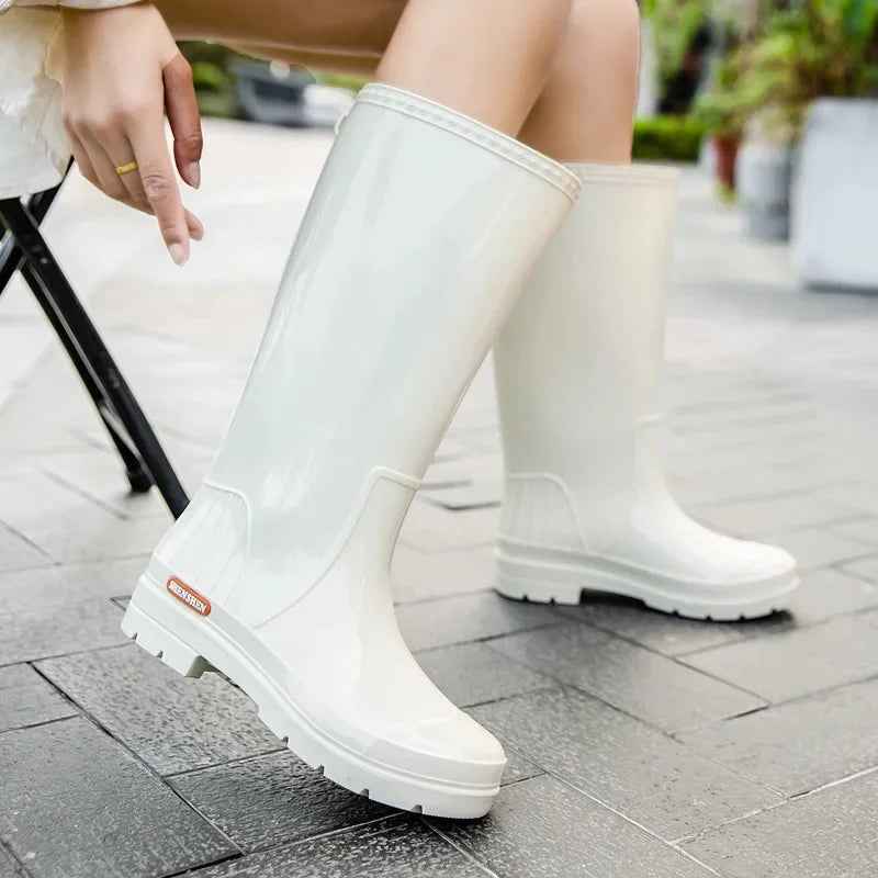 AquaCharm | Women’s Stylish Waterproof Casual Rain Boots