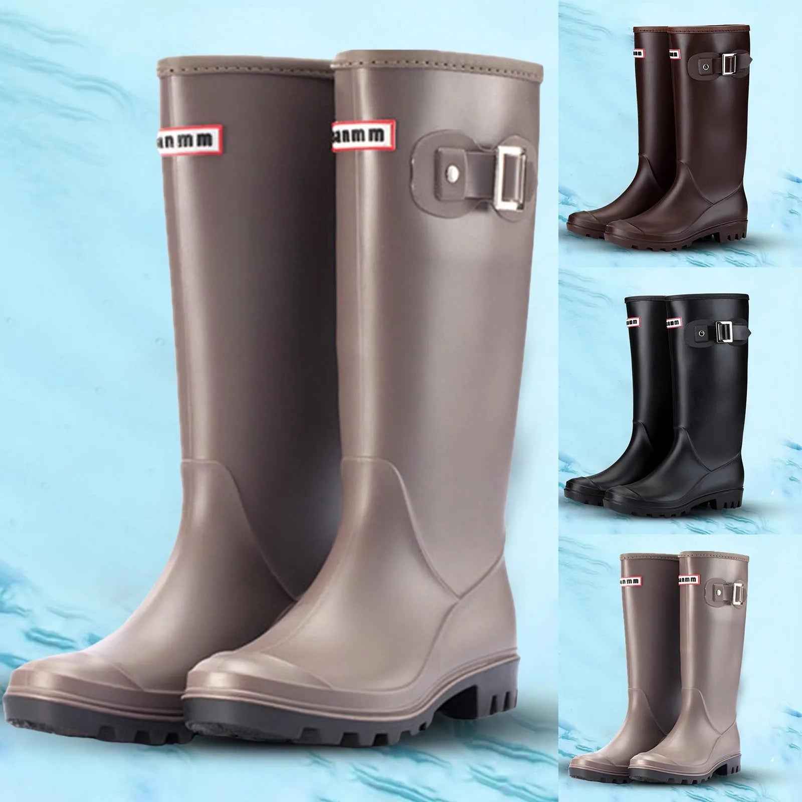 AquaMist | Women’s Tall Waterproof Rubber Rain Boots