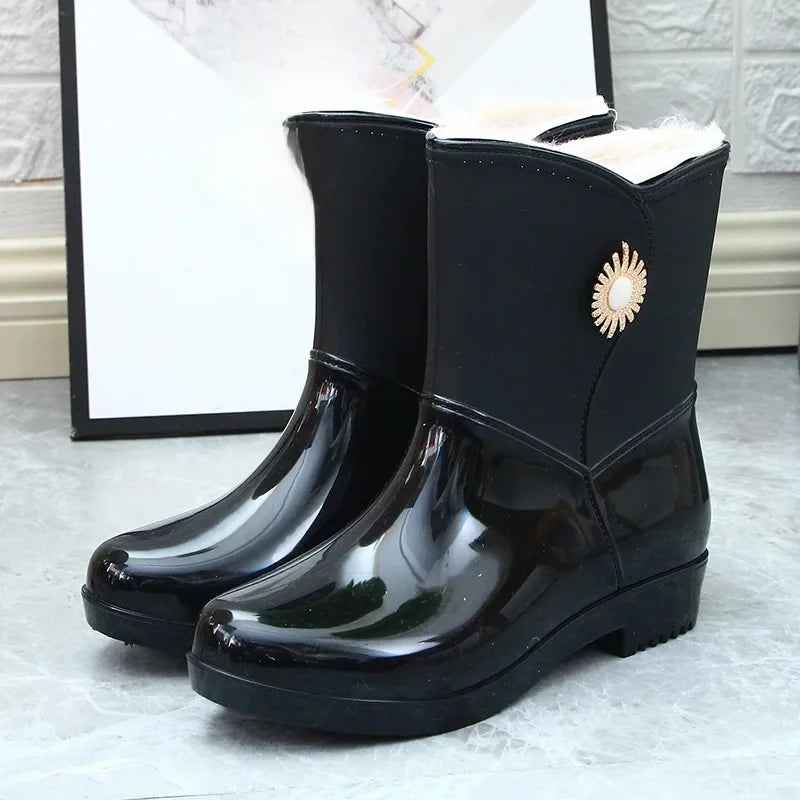 AquaShield | Women’s Waterproof PVC Rain Boots for Wet Weather