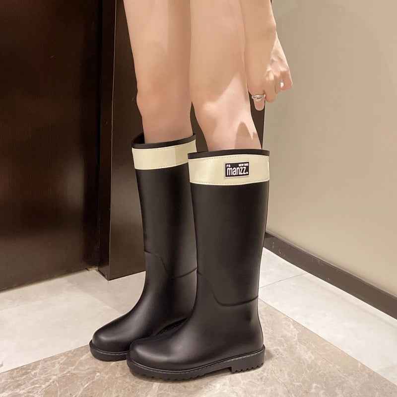 AquaStride | Women’s Knee-High Lightweight Waterproof Rain Boots