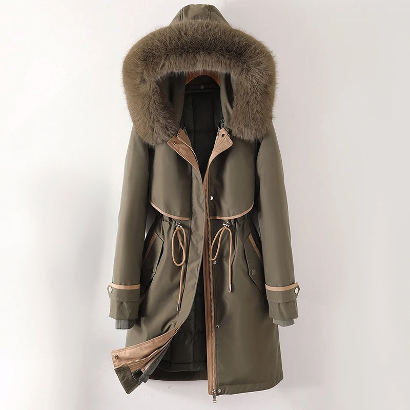Ashley | Women's Cozy Quilted Hooded Winter Jacket 0