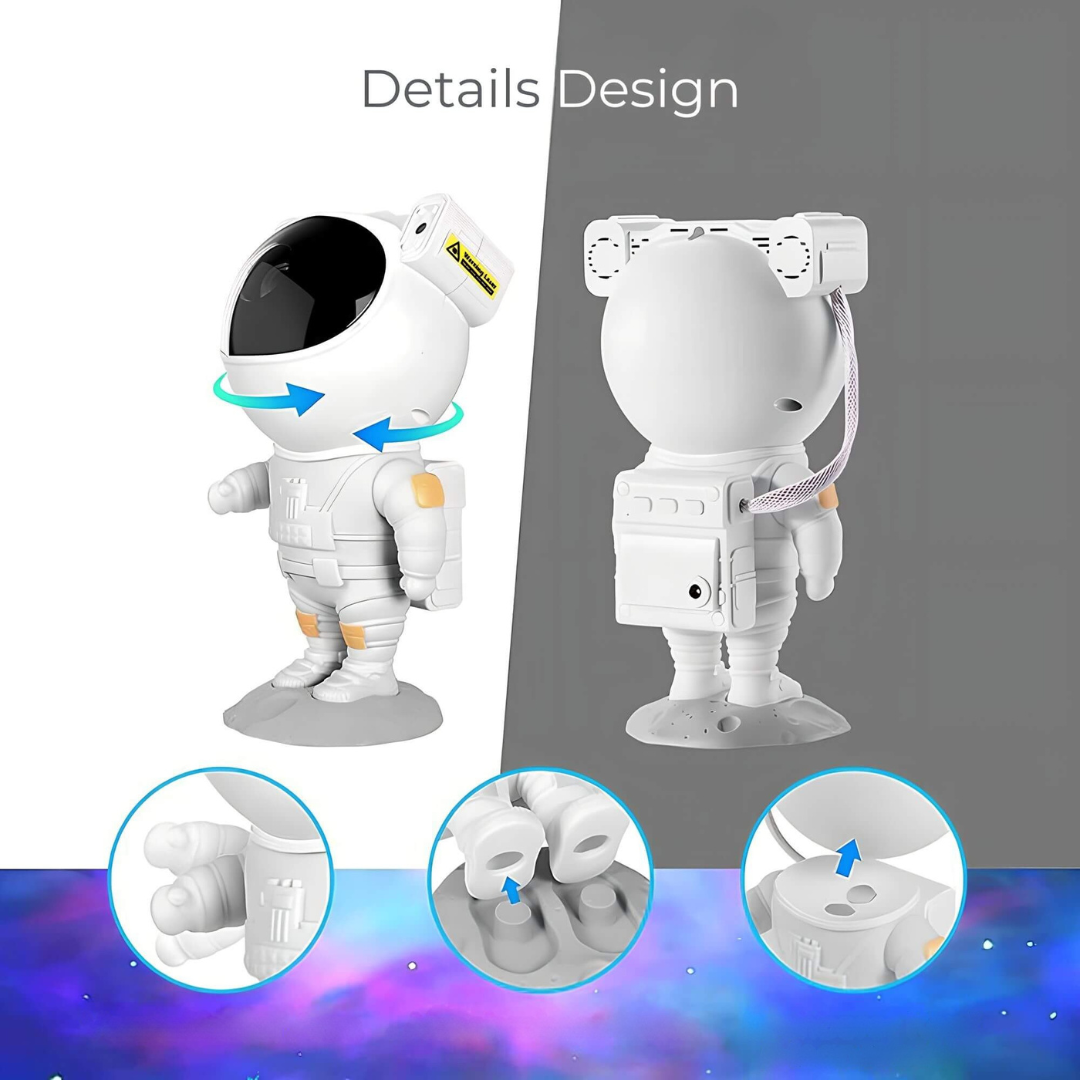 Astronaut Galaxy Projector Night Light – Star Projector with Stunning Galaxy Effects for Kids and Adults 2
