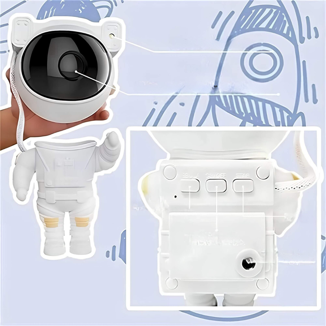 Astronaut Galaxy Projector Night Light – Star Projector with Stunning Galaxy Effects for Kids and Adults 5