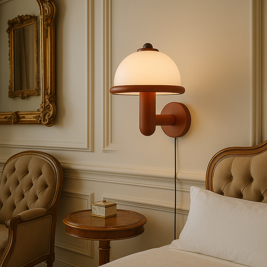 Aurisca | Artistic Mushroom Wall Lamp for Stylish Interior 0