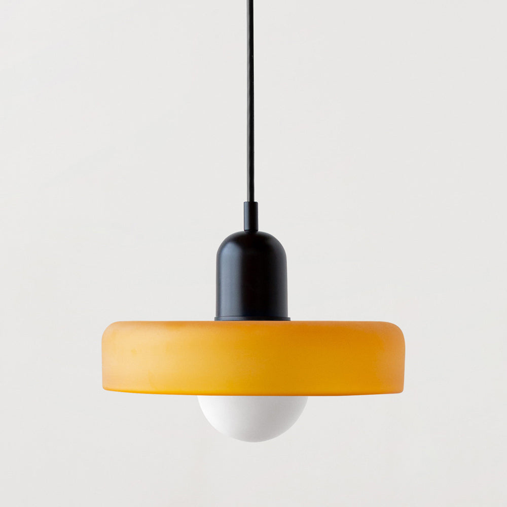 Bauhaus Colored Glass Pendant Lamp 19
