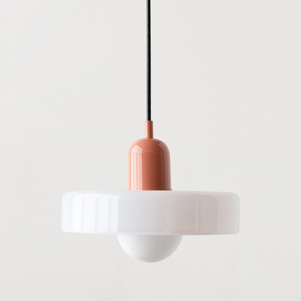 Bauhaus Colored Glass Pendant Lamp 30