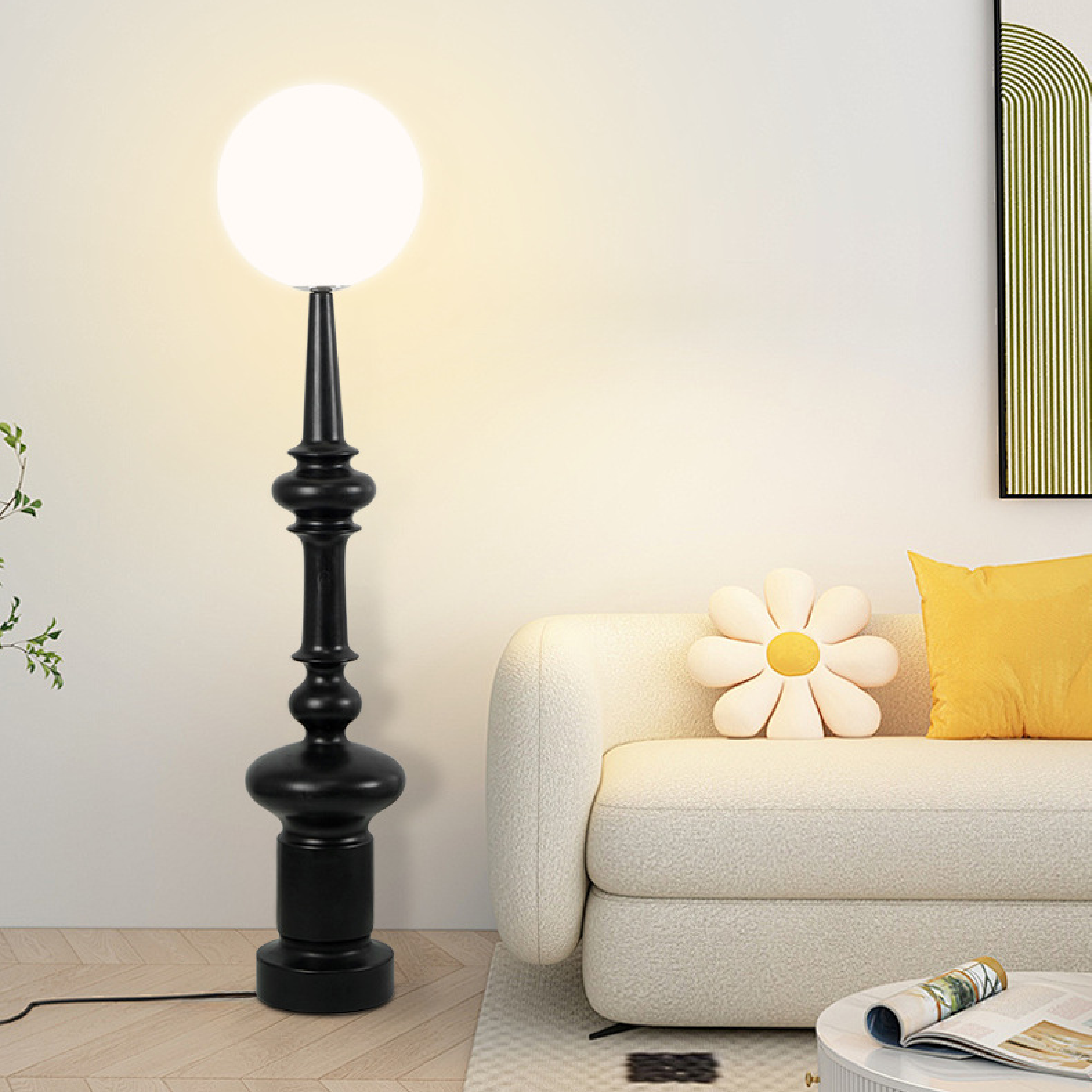 Bauhaus black floor lamp 0