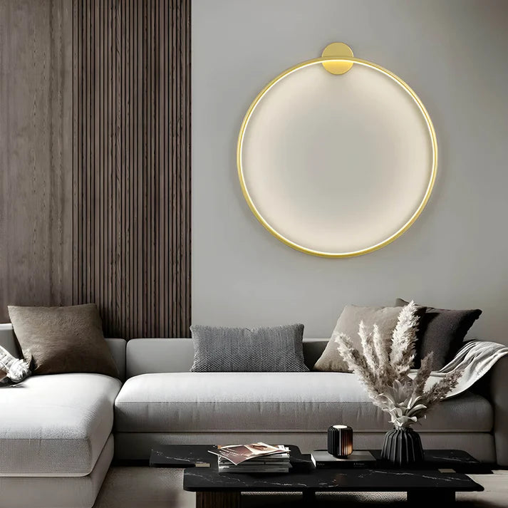 Brivian | Sophisticated Ring Wall Lamp with Refined Curves 4
