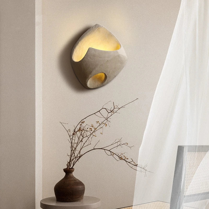 CalmSphere - Wabi-sabi Inspired Wall Light 3