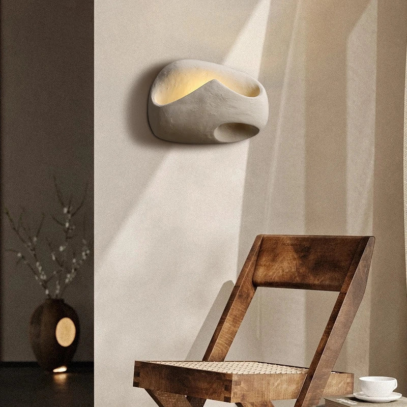 CalmSphere - Wabi-sabi Inspired Wall Light 5
