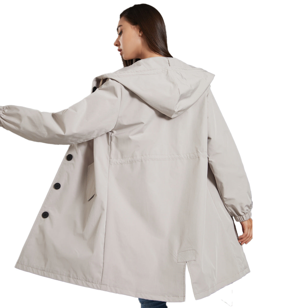 Mia | Lightweight Stylish Waterproof Raincoat for Women 6