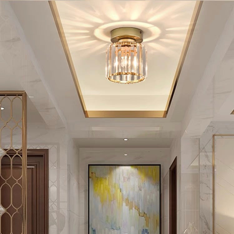 Ceiling Light Crystal Flush Mount Modern Fixture 8