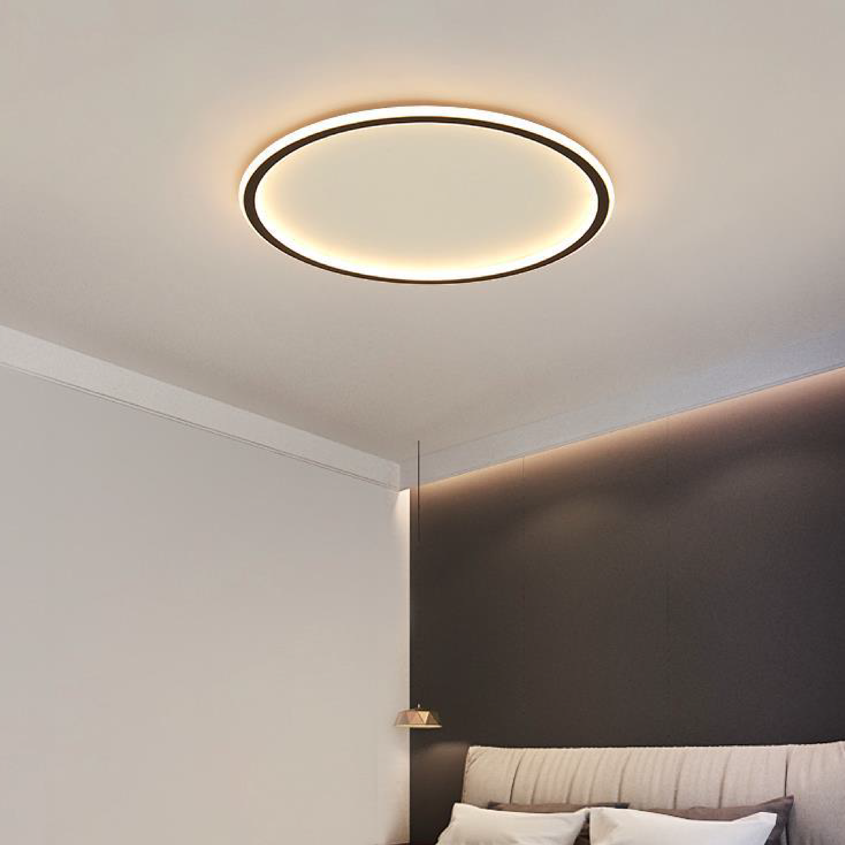 Clariva | Elegant Scandinavian-style Round Ceiling Lamp 3