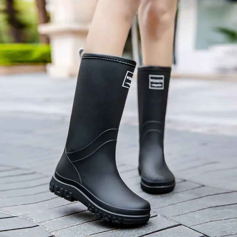 CloudClush | Women’s Soft-Lined Waterproof Mid-Calf Rain Boots