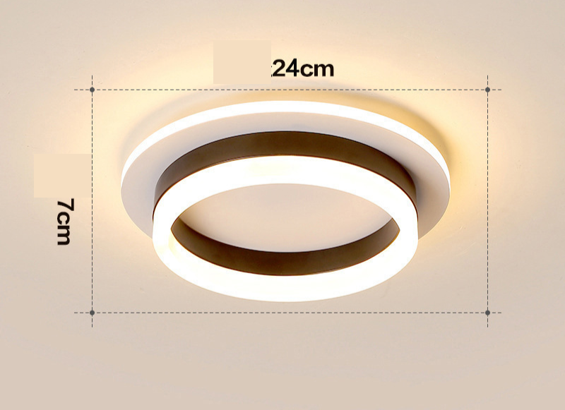 Contemporary Gold LED Flush Mount Ceiling Lights 4