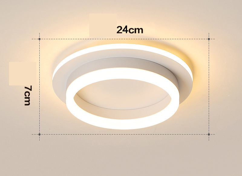 Contemporary Gold LED Flush Mount Ceiling Lights 5