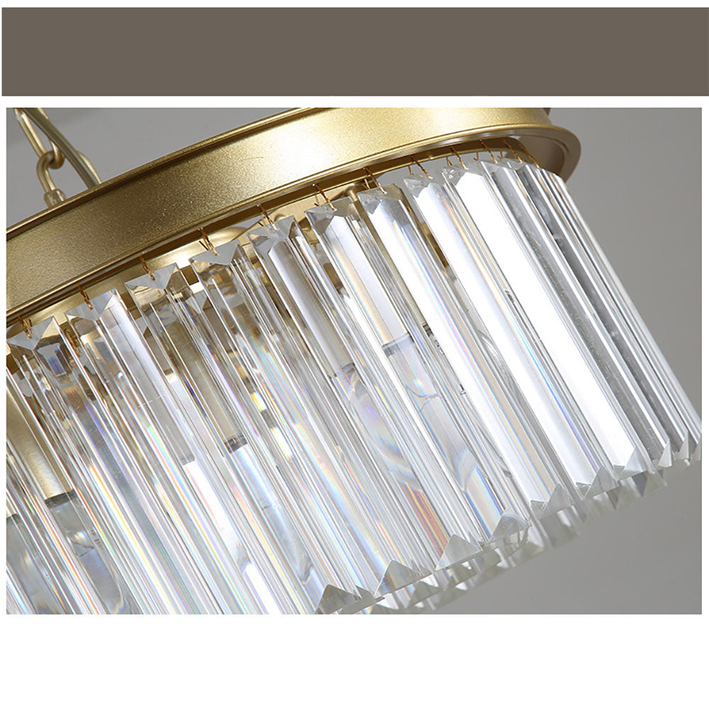Crystal Flush Ceiling Light for Living Room 5