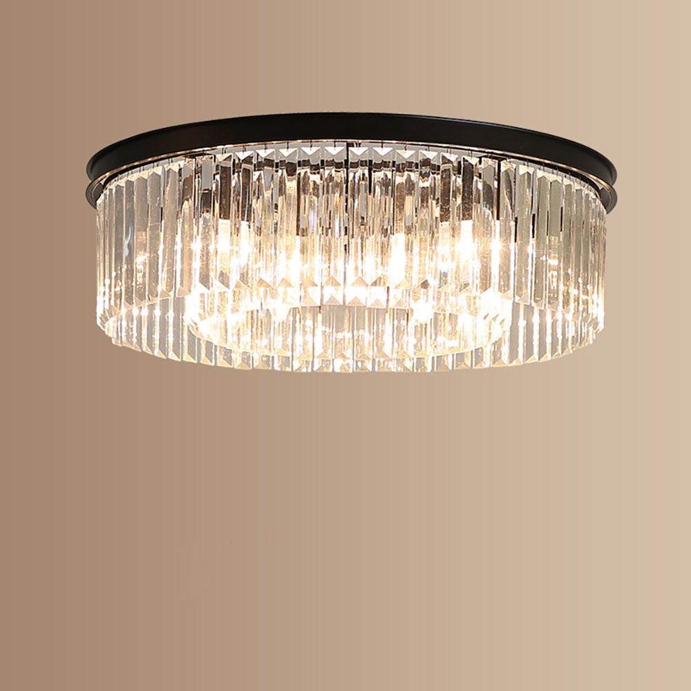 Crystal Flush Ceiling Light for Living Room 6