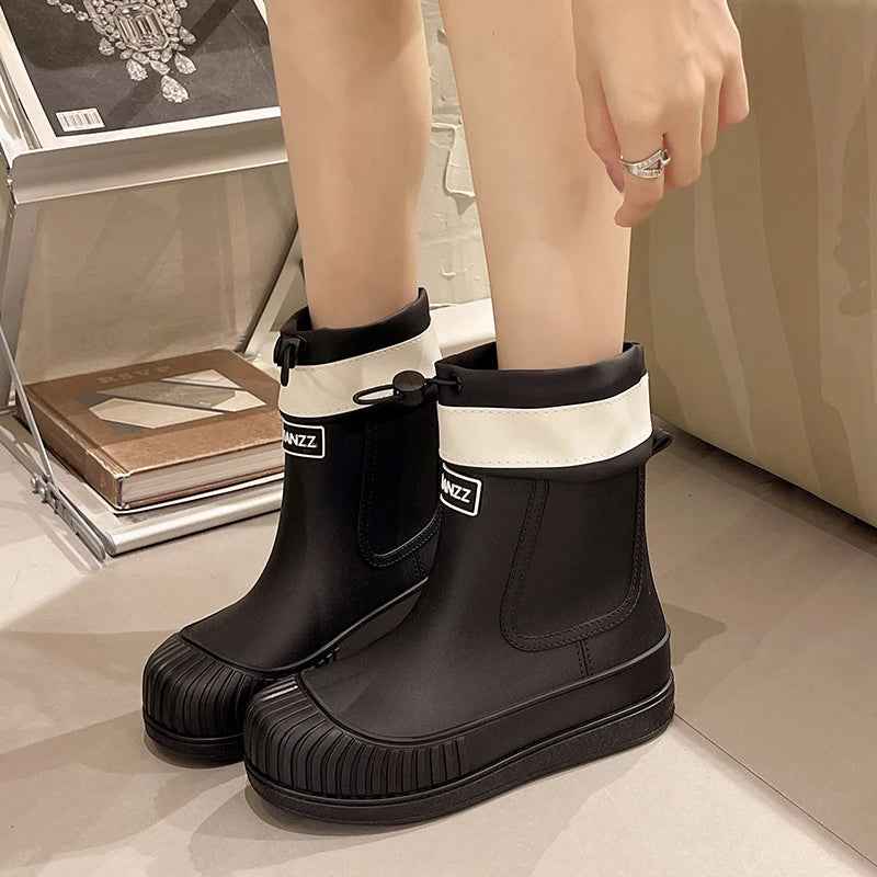 DrizzleWalk | Women’s Comfort Fit Waterproof Walking Rain Boots