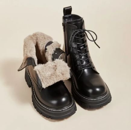 Emma | Cozy Waterproof Fur Women's Boots 1