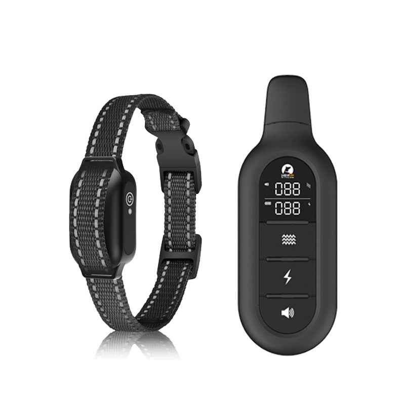 Electric Dog Training Collar with Remote Control, Waterproof, 16 Adjustable Shock Levels, 1000m Range, Beep & Vibration Modes