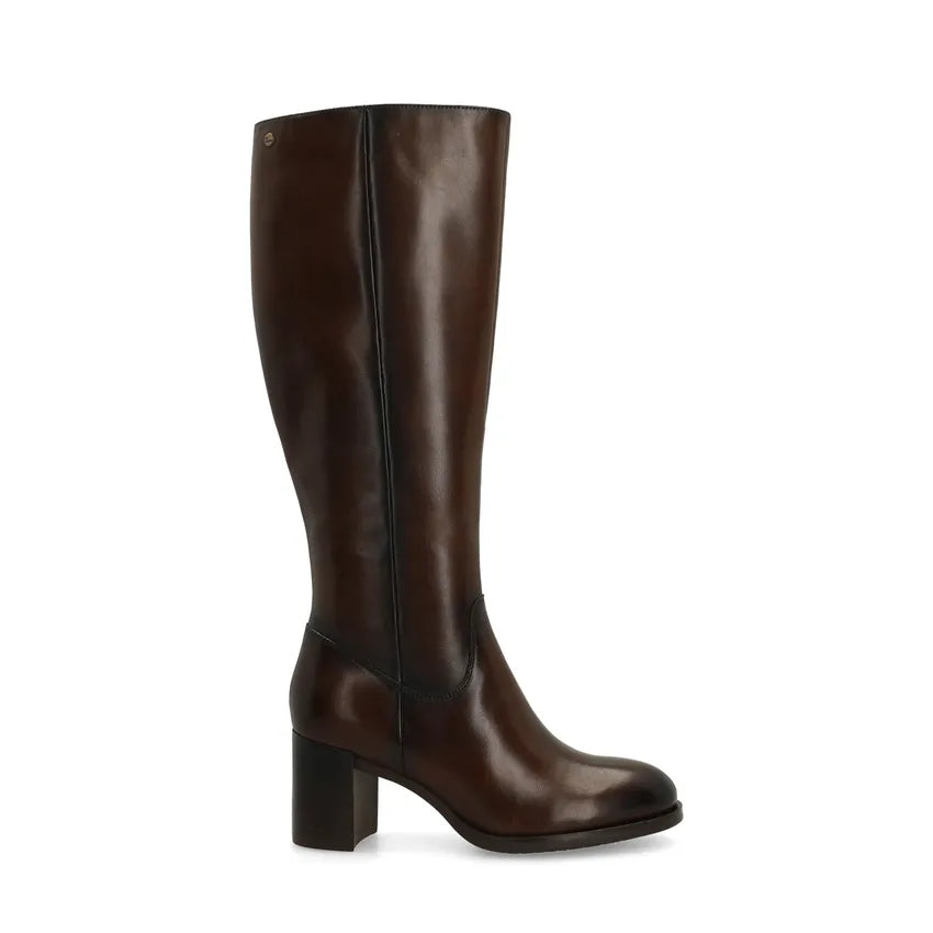 Mia | Stylish Dark Brown Knee High Boots for Women 1