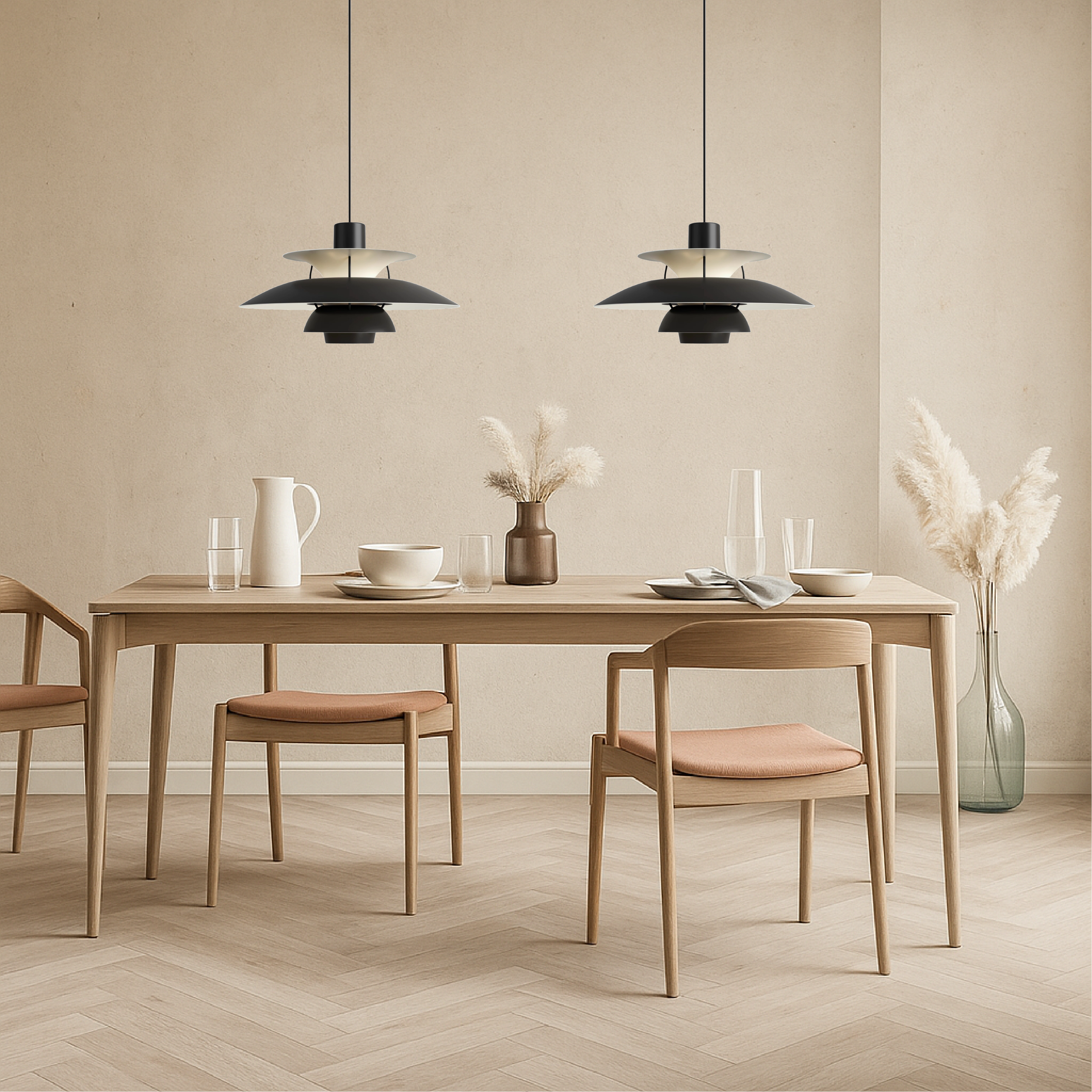 Elevon | Sophisticated Multi-layered Danish Style Pendant Lamp 2