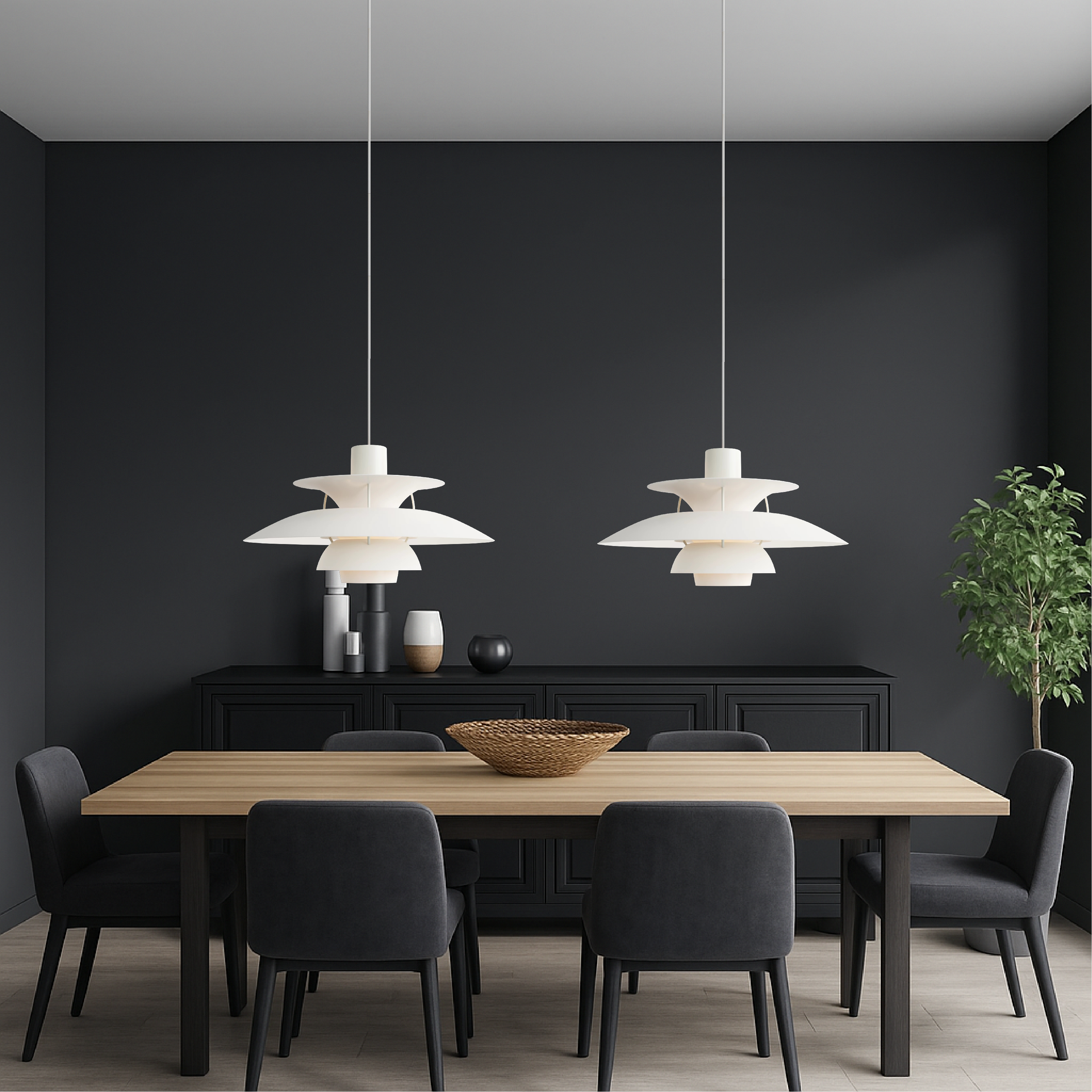 Elevon | Sophisticated Multi-layered Danish Style Pendant Lamp 7