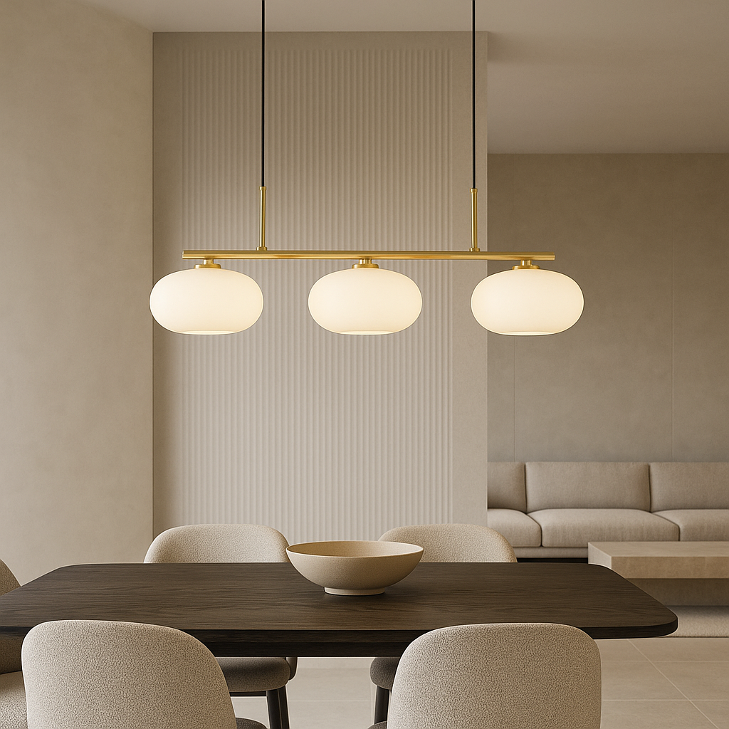 Elyra | Modern Style Bauhaus 3-head Pendant Lamp 7