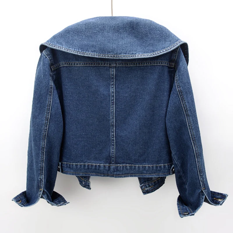 Ava | Chic Cropped Denim Jacket for Women 2