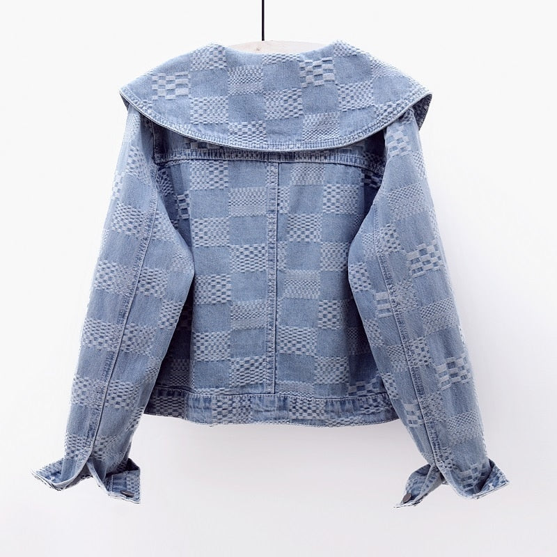 Ava | Chic Cropped Denim Jacket for Women 4