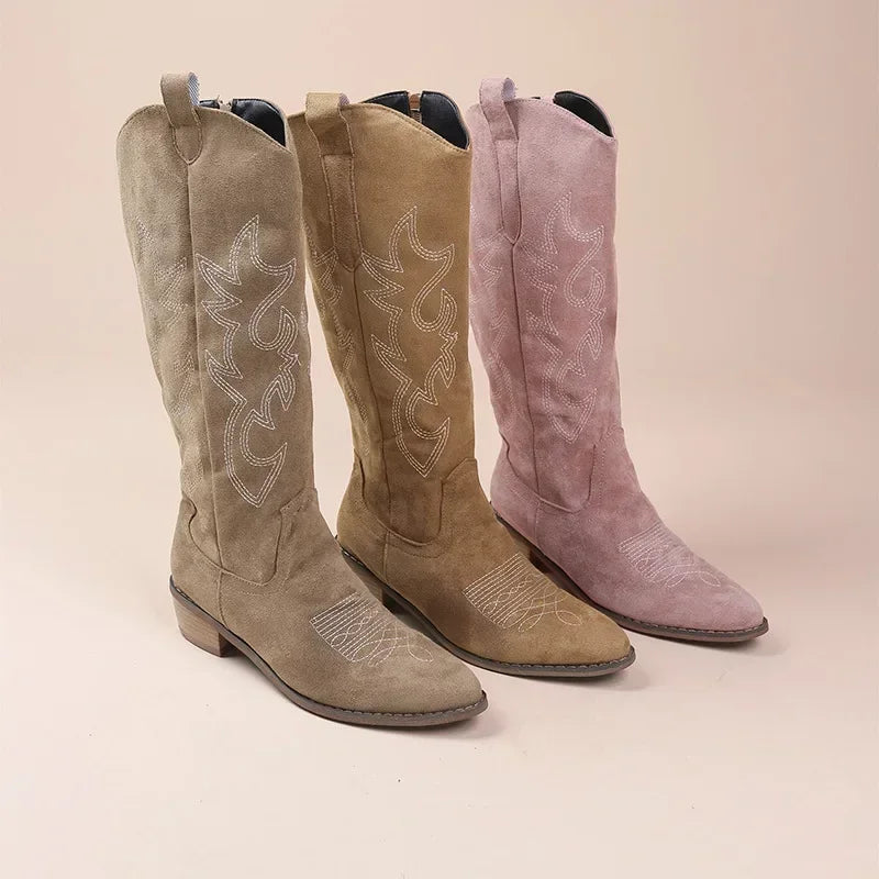 Mia | Chic Embroidered Cowgirl Boots for Women 4
