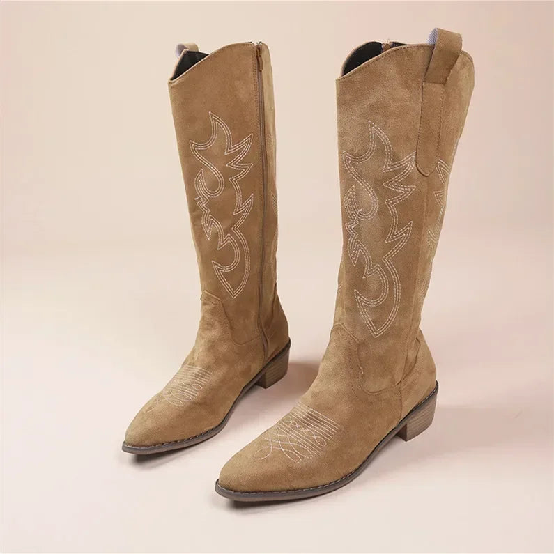 Mia | Chic Embroidered Cowgirl Boots for Women 6