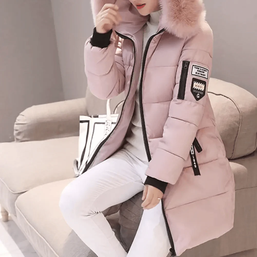 Emily | Cozy Oversized Black Puffer Jacket