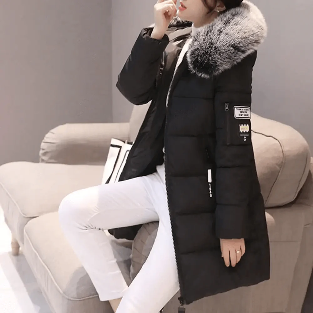 Emily | Cozy Oversized Black Puffer Jacket
