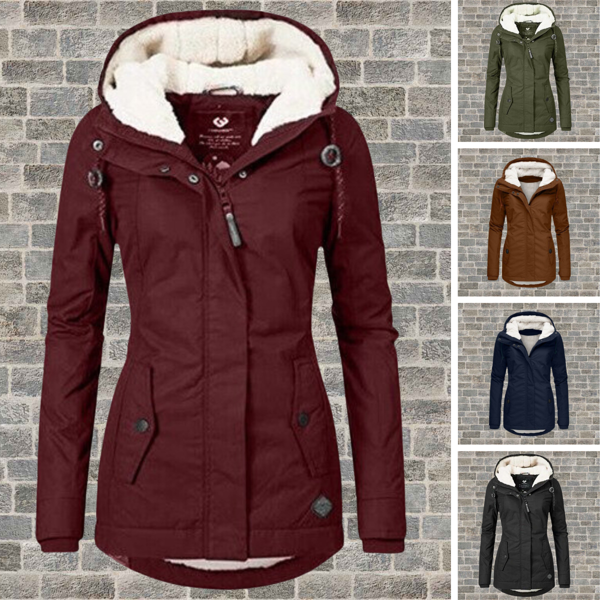 Emily | Elegant Luxurious Faux Fur Coat for Women 6