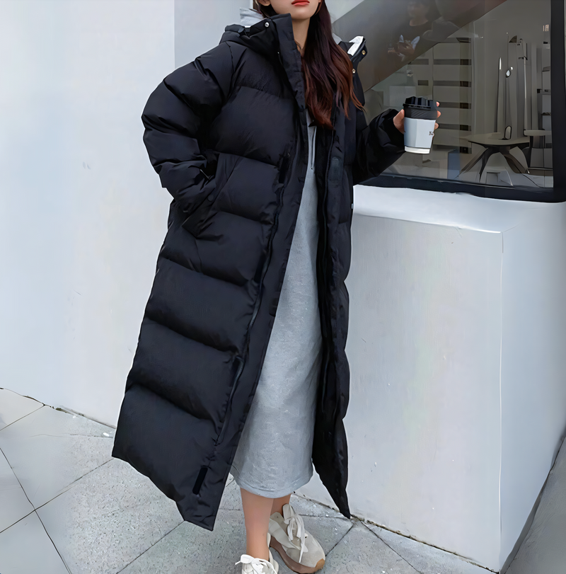 Emma | Cozy Stylish Black Puffer Jacket 0