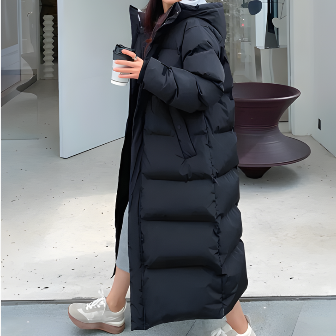 Emma | Cozy Stylish Black Puffer Jacket 2