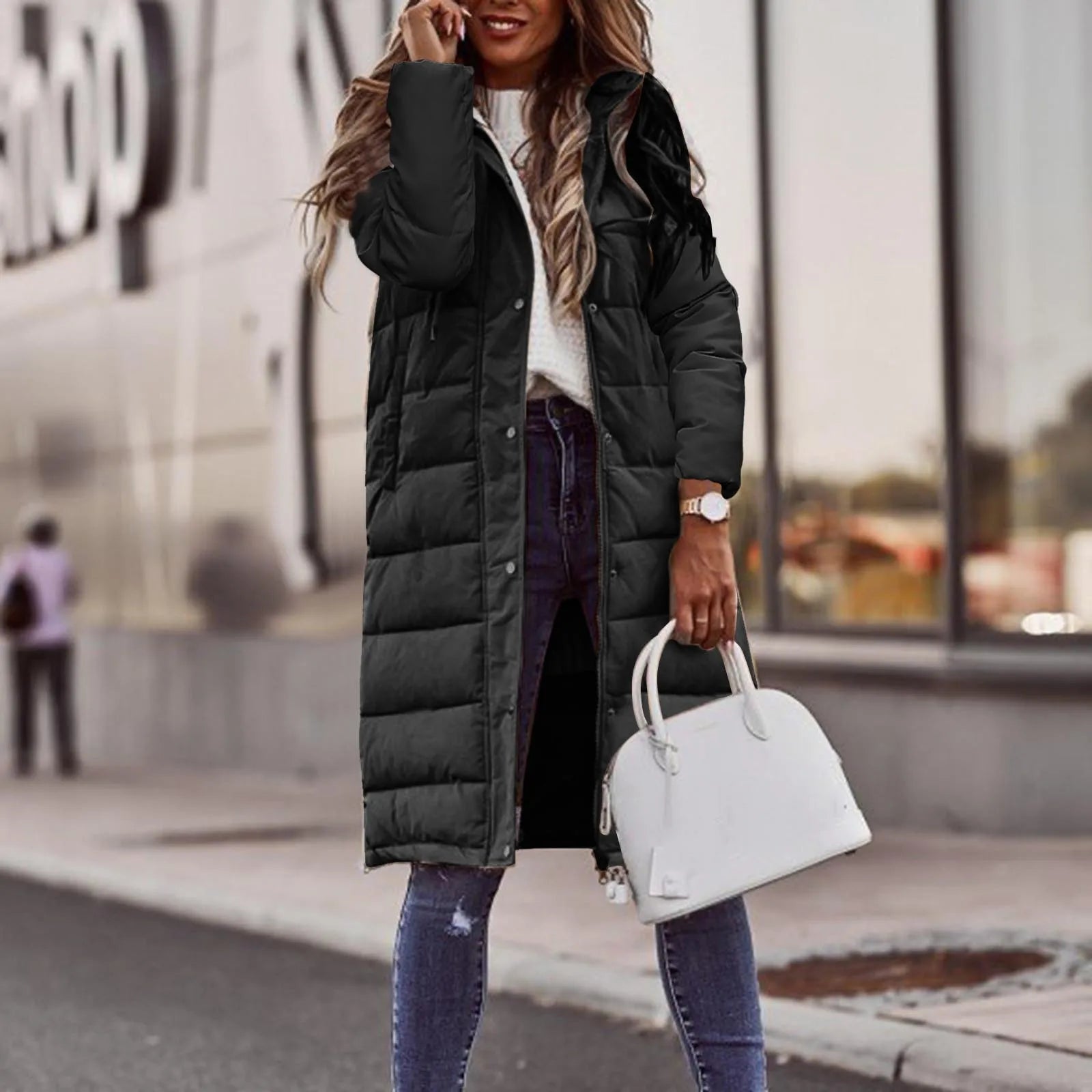 Emma | Cozy Stylish Long Puffer Coat 0