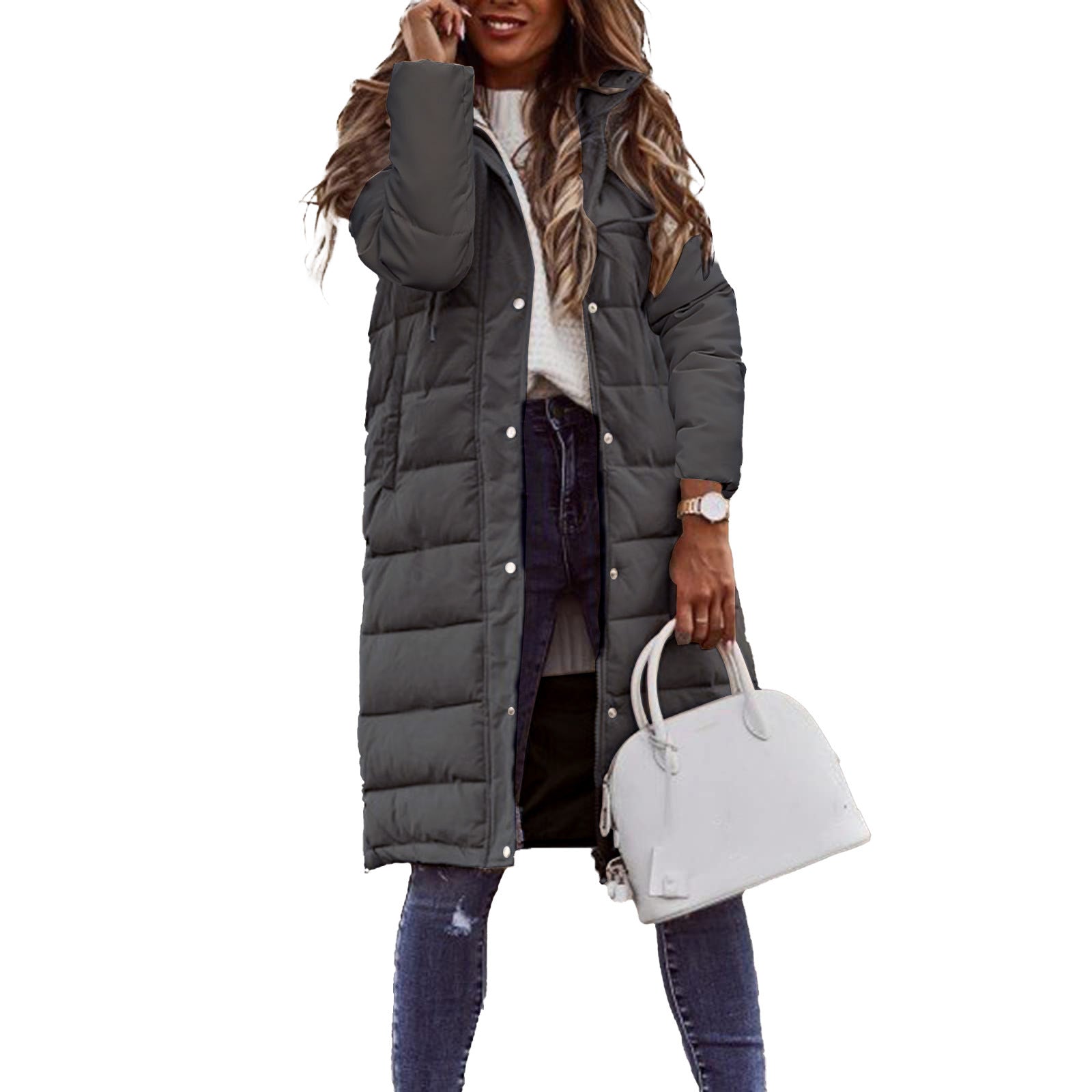 Emma | Cozy Stylish Long Puffer Coat 10