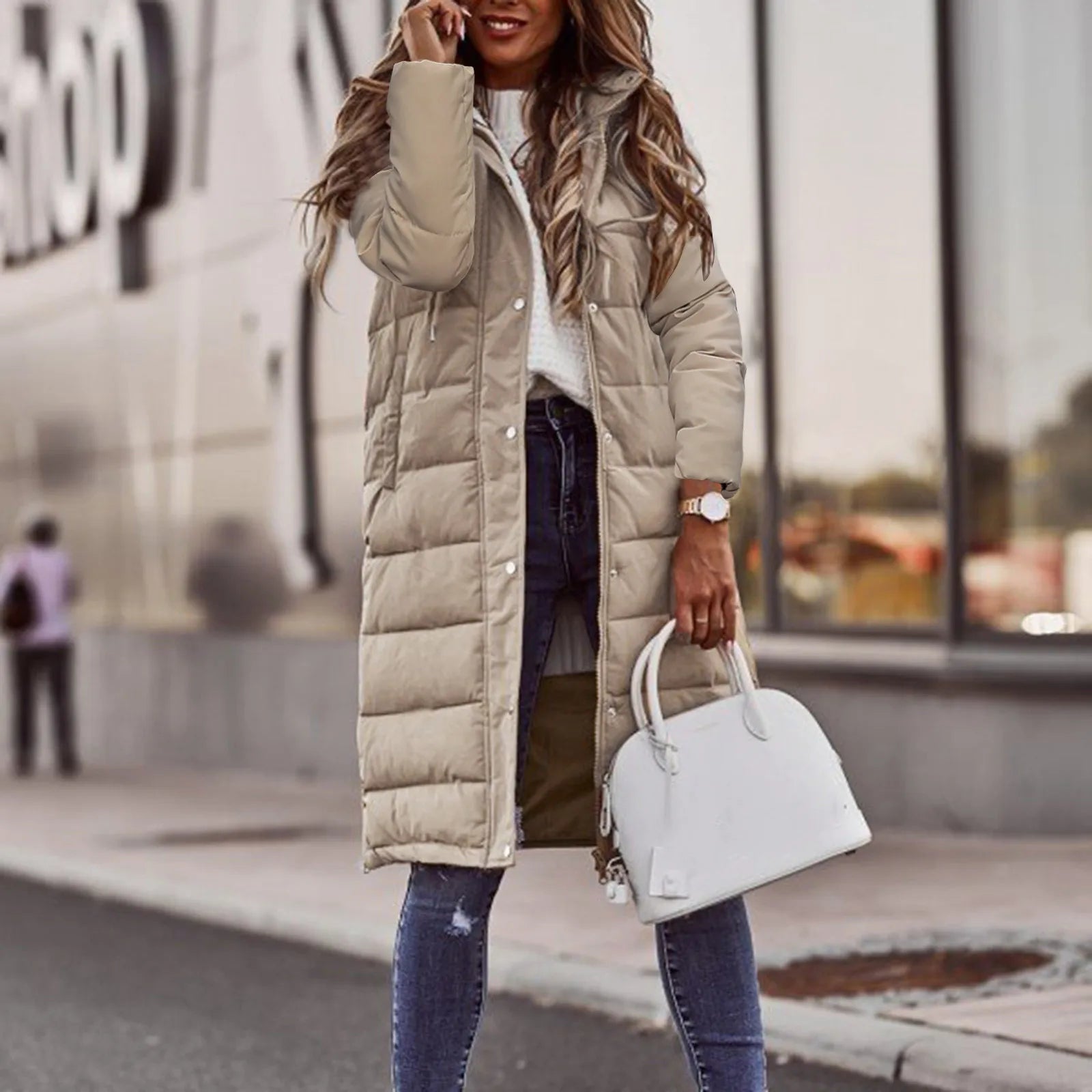 Emma | Cozy Stylish Long Puffer Coat 4