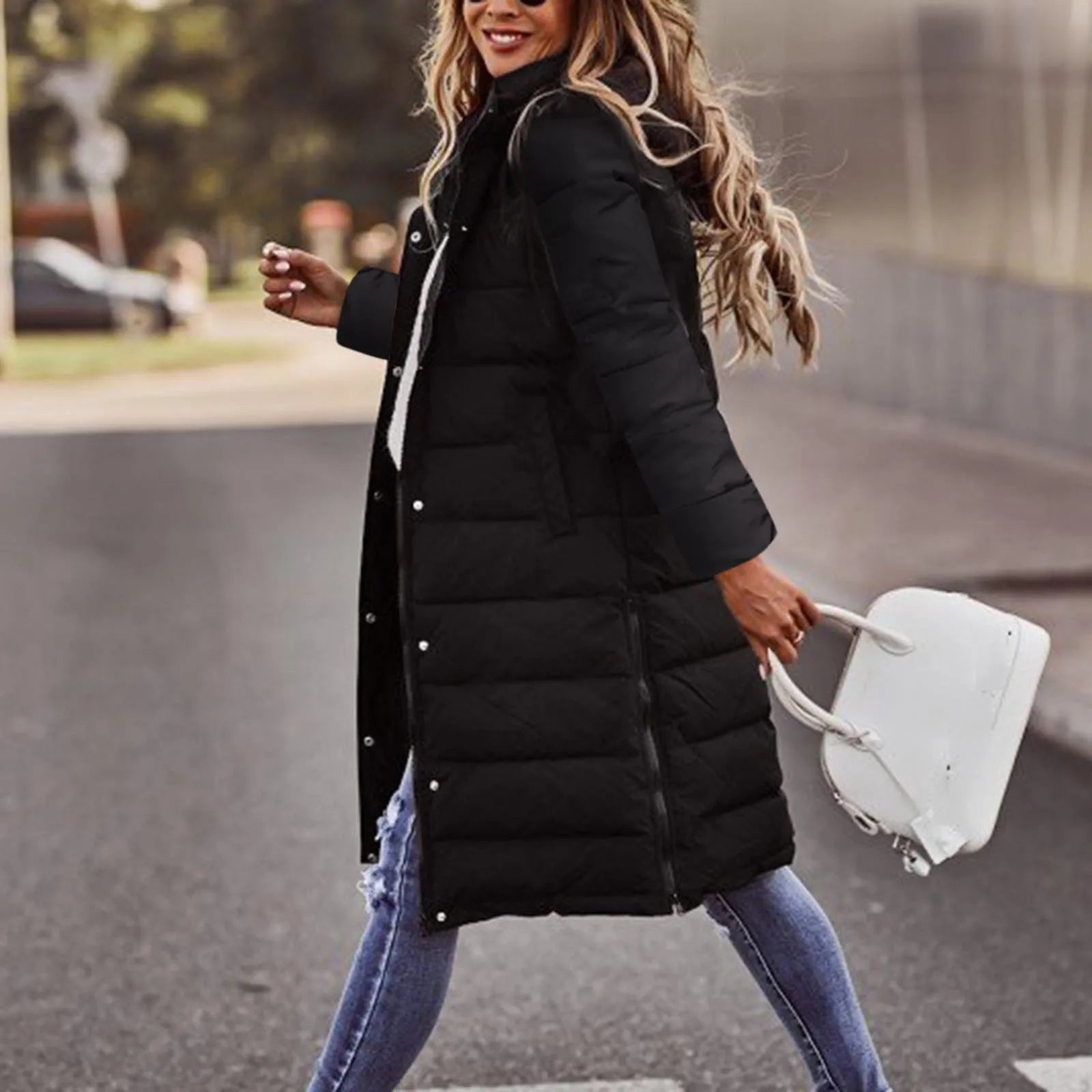 Emma | Cozy Stylish Long Puffer Coat 7