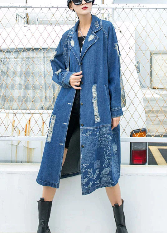 Mia | Stylish Long Denim Coat for Women 1