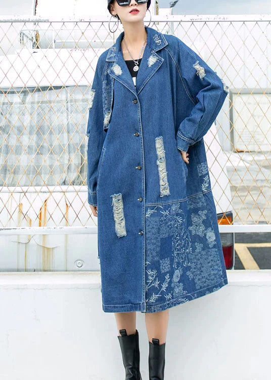 Mia | Stylish Long Denim Coat for Women 3