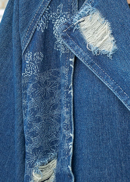 Mia | Stylish Long Denim Coat for Women 4