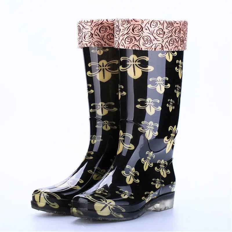 FloraGuard | Women’s Floral Waterproof Rain & Winter Boots