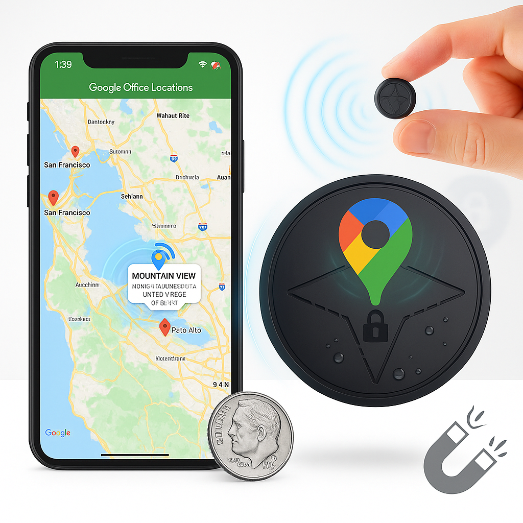 GPS Vehicle Tracker with Magnetic Mount – Real-time Monitoring, Waterproof, Compact Design 2