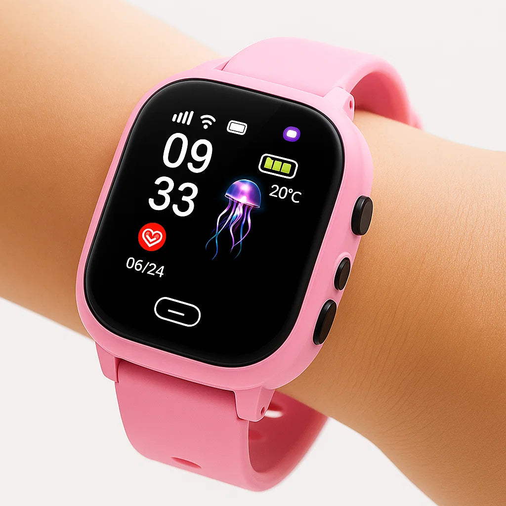 GPS Smartwatch for Kids with Real-Time Tracking, Waterproof Design, Integrated Camera and Two-Way Video Calls 1