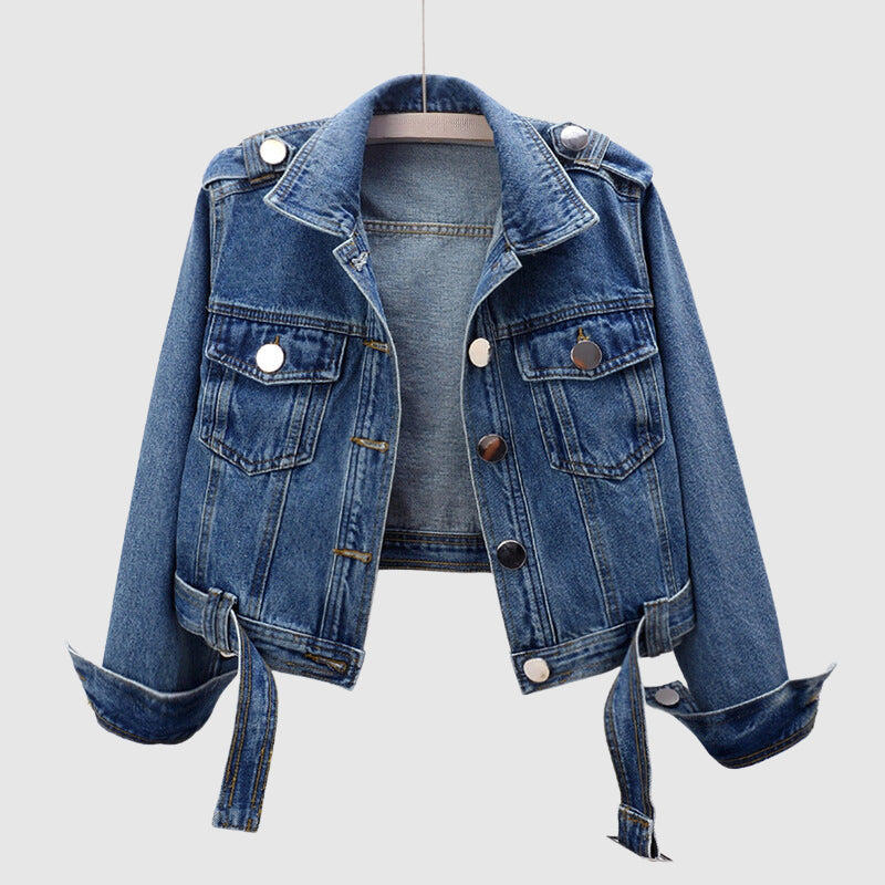 Gigi | Classic Cropped Denim Jacket Women - Stylish and Comfortable 1