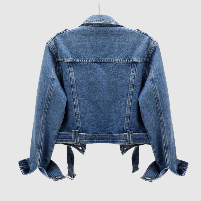 Gigi | Classic Cropped Denim Jacket Women - Stylish and Comfortable 2
